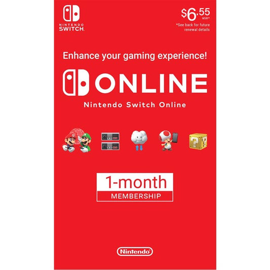 Nintendo 1-Month Membership Code