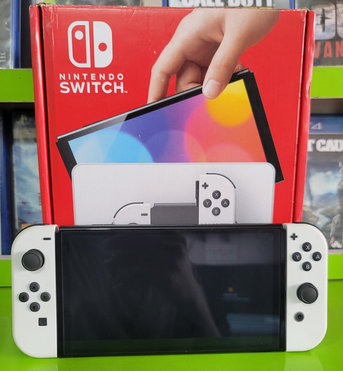 Brand New Nintendo Switch OLED + 10 Installed Games