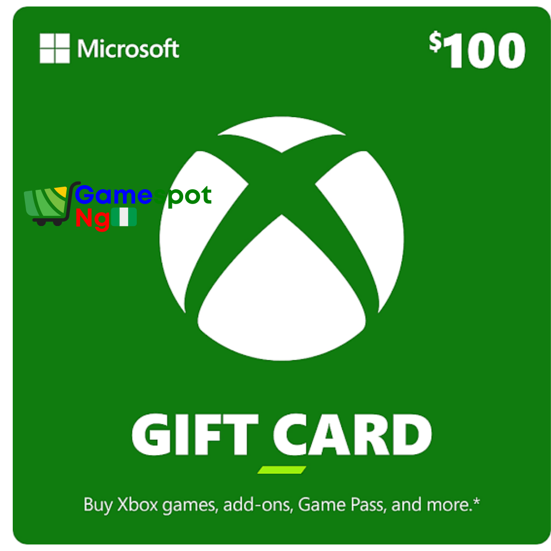 $100 Microsoft Xbox Gift Card