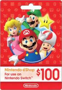 Nintendo $100 eShop Gift Card