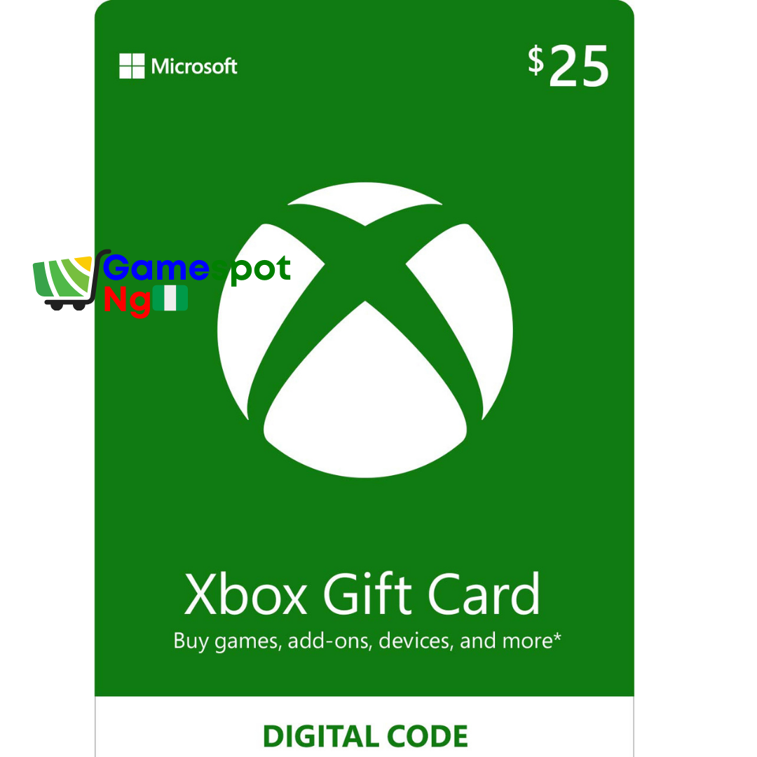 $25 Microsoft Xbox Gift Card