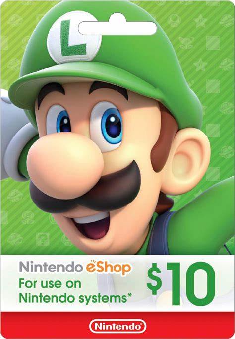 Nintendo $10 eShop Gift Card