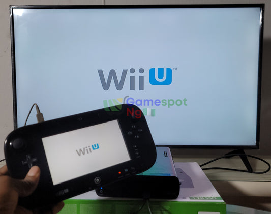 Black Nintendo WiiU & Installed Games